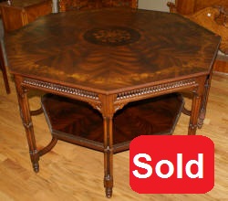 Maitland Smith flower inlaid center table