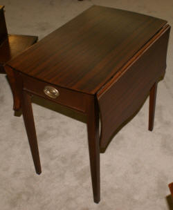 Matched pair of  mahogany Pembroke tables